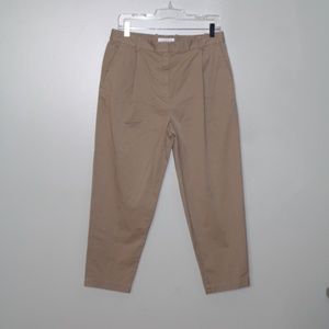 everlane women chino pants size 6 khaki
